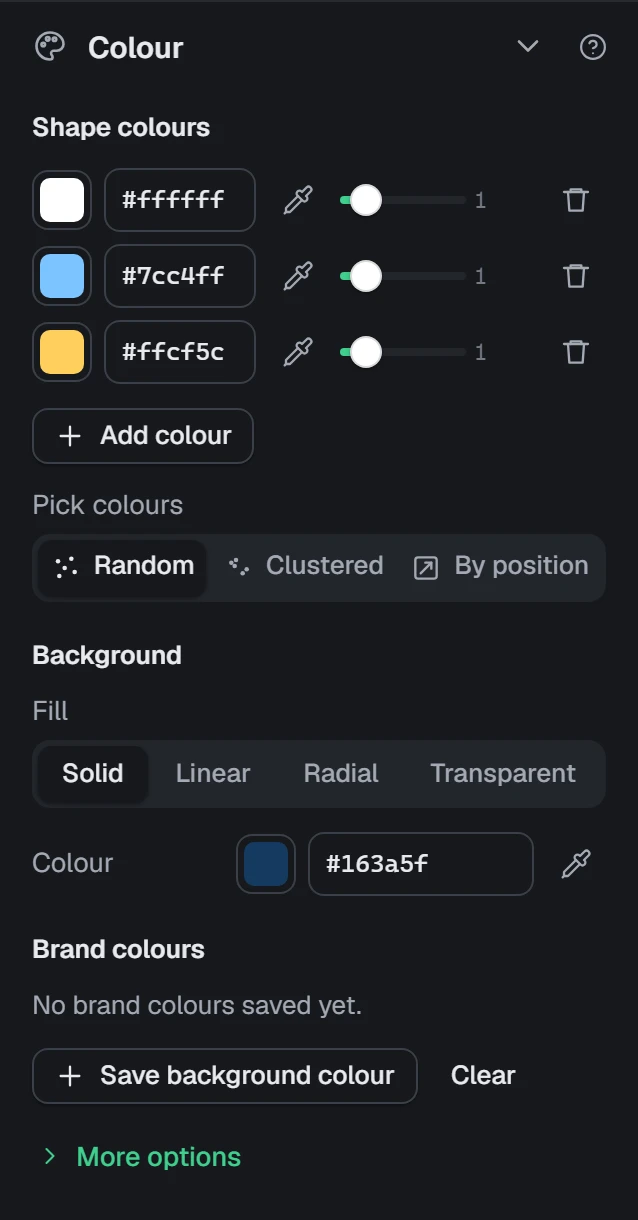 The Colour group in Fine-tune