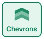 Shape in the app, set to Chevrons