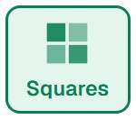 Shape in the app, set to Squares