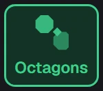 Shape in the app, set to Octagons