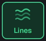 Texture in the app, set to Lines, diagonal