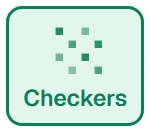 Texture in the app, set to Checkers